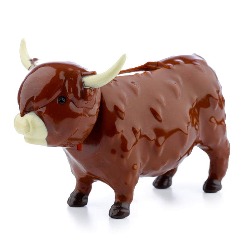 Puckator Highland Coo Cow Solar Pal - Home Office Table Desk Dashboard Car Decor Decoration - Gift Ideas - Gifts For Teenage Old Boy Girl Dad Mums - Powered KIds Toys Toy Figure Figures