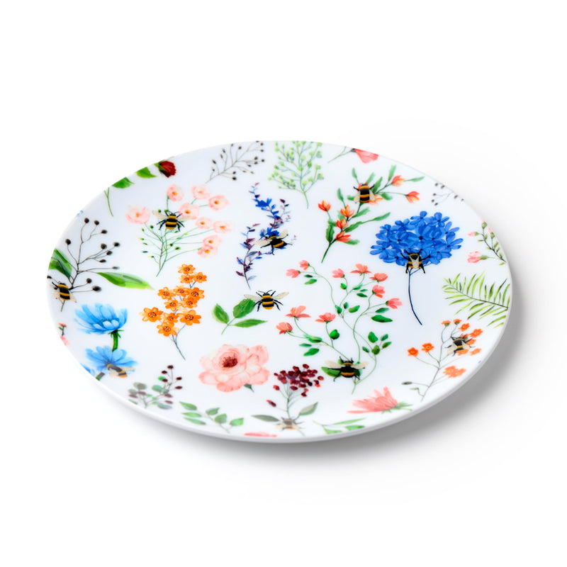 Puckator Nectar Meadows Set of 4 RPET Picnic Plates