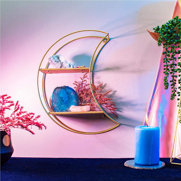 Sass & Belle Celestial Moon Golden Shelf