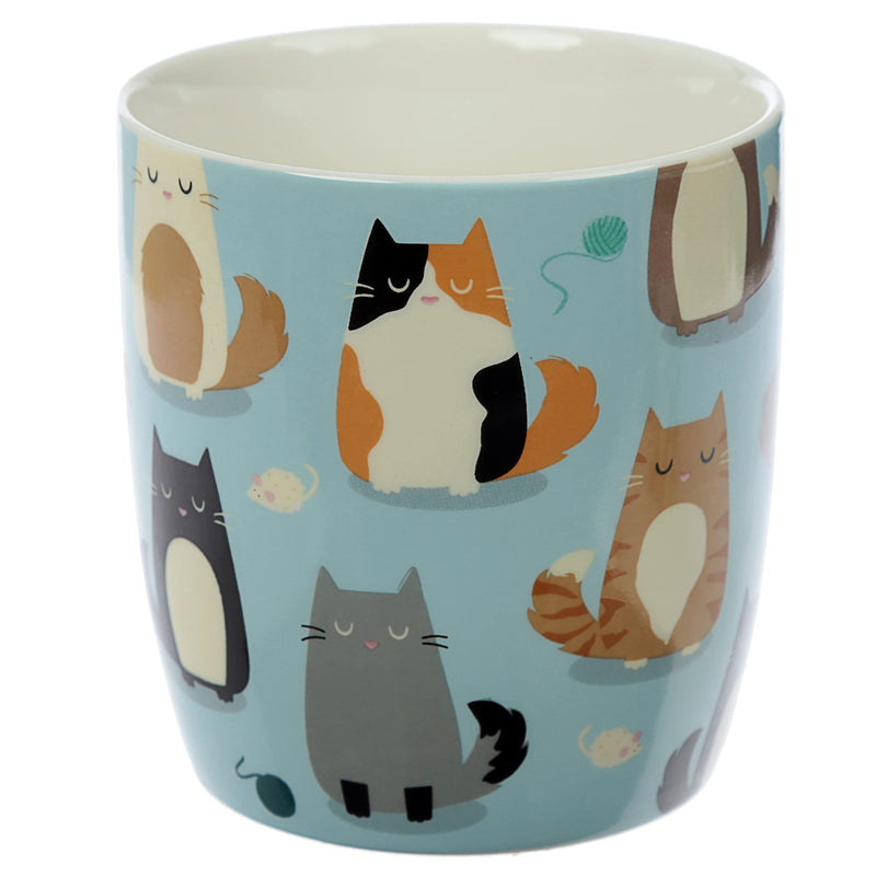 Puckator Feline Fine Cat Porcelain Tea Coffee Mug