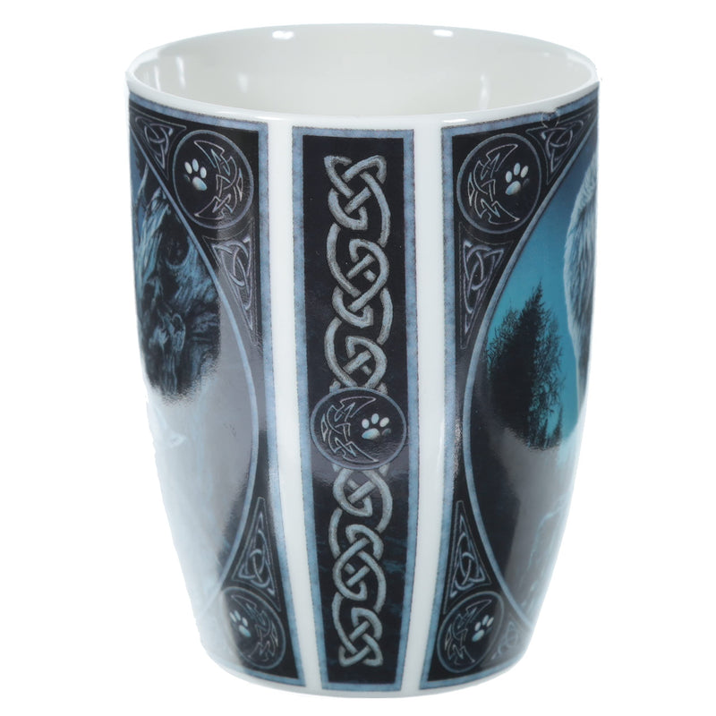 Puckator Lisa Parker Guidance Wolf Design Porcelain Mug - Funny Home Accessories - Cute Gifts for Girlfriend - Large Mugs for Men Women Hot Drinks - Cute Cups Presents - Secret Santa Gift - Cup Set