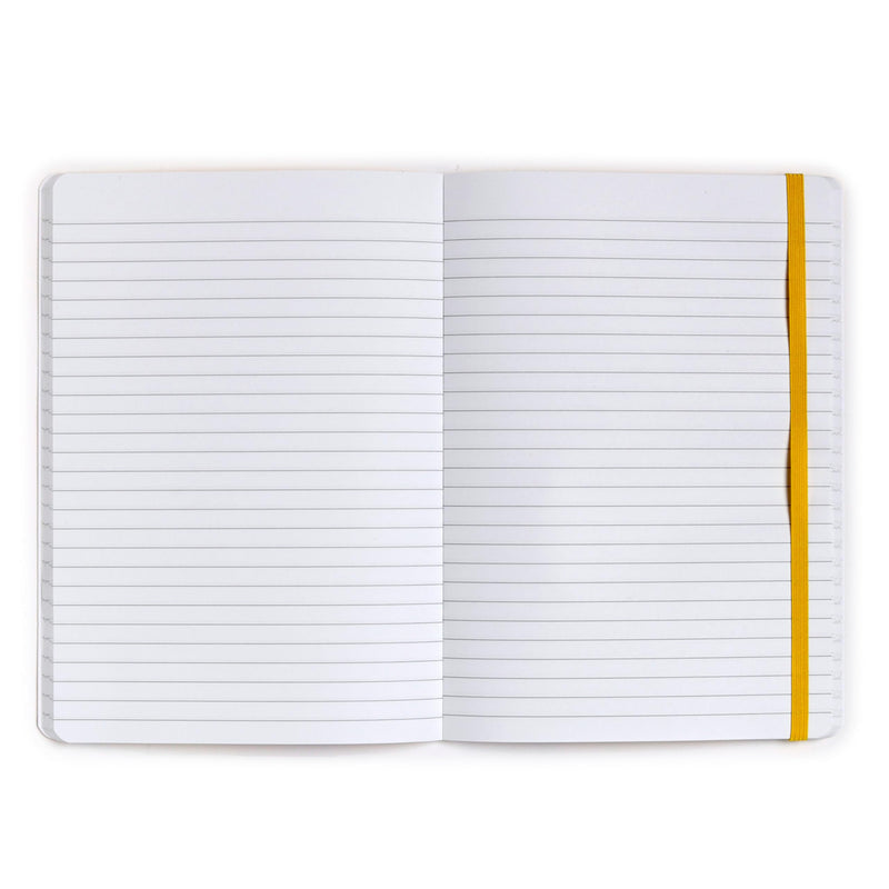 Puckator The Beatles Yellow Submarine White Recycled Paper A5 Notebook - School Teacher Student Homework Study Planner Notepad - Collage University Essentials Journals Planners - Jotter Uni Gifts