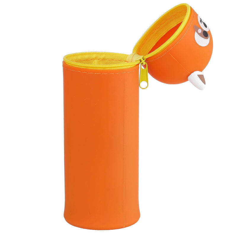 Puckator Adoramals Red Panda Silicone Upright Pencil Case School Equipment Stuff School Supplies for Girls and Boys University Stationery Kit Cute Storage Pouch Cool Pencil Case Teacher Supplies