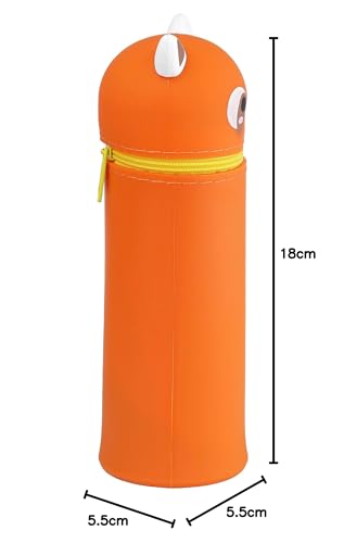Puckator Adoramals Red Panda Silicone Upright Pencil Case School Equipment Stuff School Supplies for Girls and Boys University Stationery Kit Cute Storage Pouch Cool Pencil Case Teacher Supplies