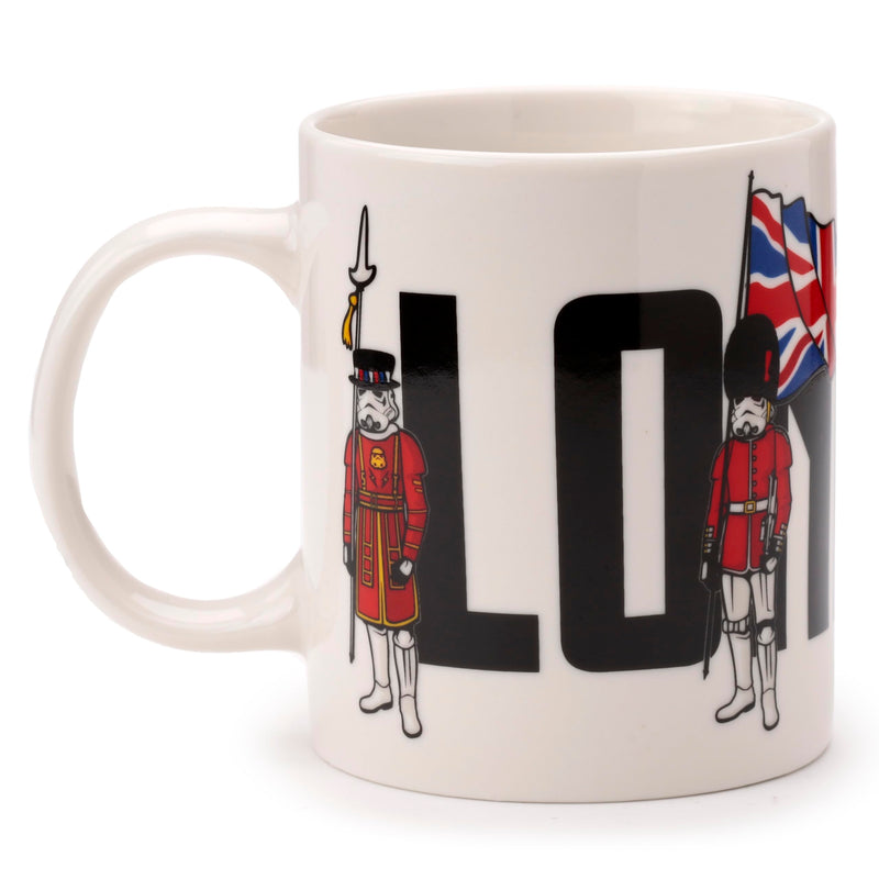 Puckator The Original Stormtrooper London Porcelain Tea Coffee Mug - Funny Home Accessories - Cute Gifts for Girlfriend - Large Mugs for Men Women Hot Drinks Cups Presents Secret Santa Gift Cup Set