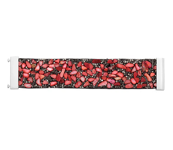 Diamond Style London - Cuff Bracelet in Coral (Item code: Coralcuff)