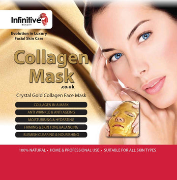 Infinitive Beauty Crystal 24K Gold Collagen Face Mask