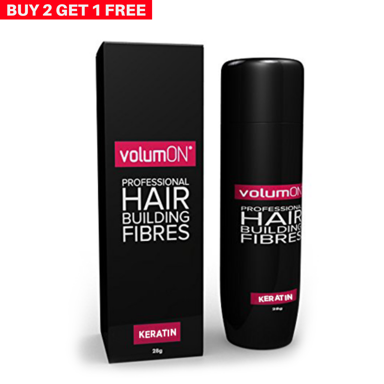 Volumon Hair Building Fibres - KERATIN 28g