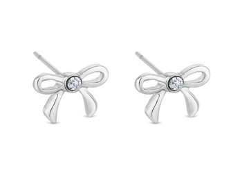 Diamond Style London - Bow Stud Earrings (Item code: Bouearr)