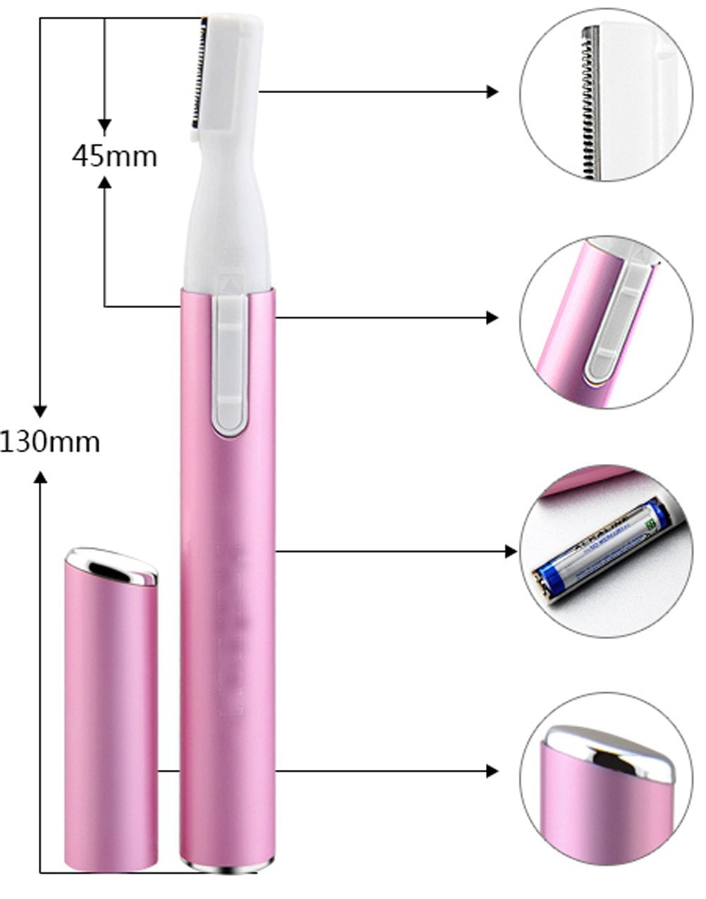 Glamza Electric Eyebrow Razor