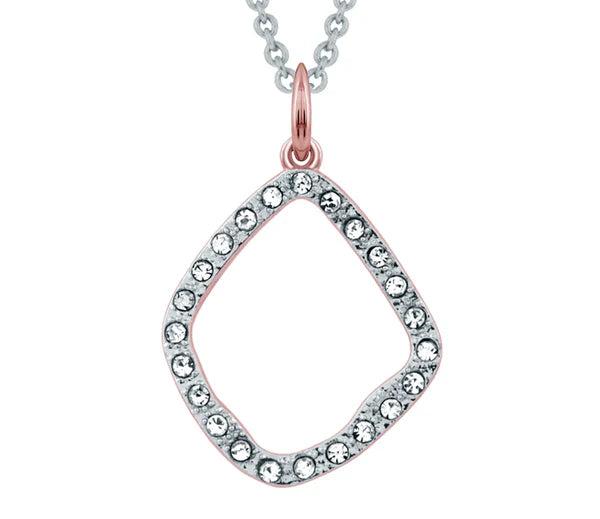 Diamond Style London - Fantasy Pendant in Rose Gold Plating Necklace