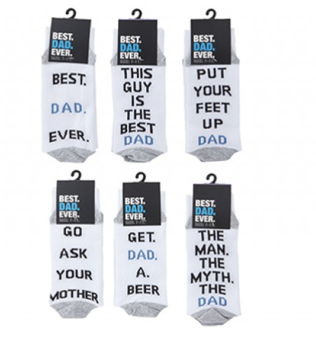 Generise Christmas Stocking Filler BEST DAD EVER SOCKS - BEST DAD EVER / GET DAD A BEER