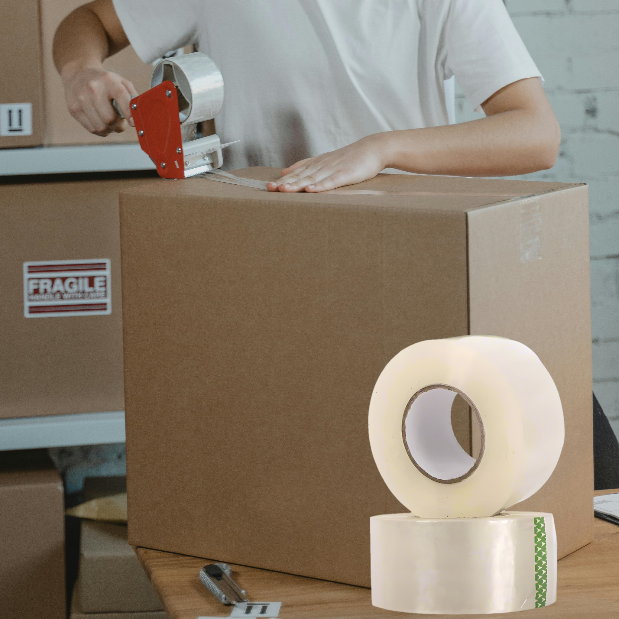 Clear Packaging Tape / Cellotape – 48mm x 92m