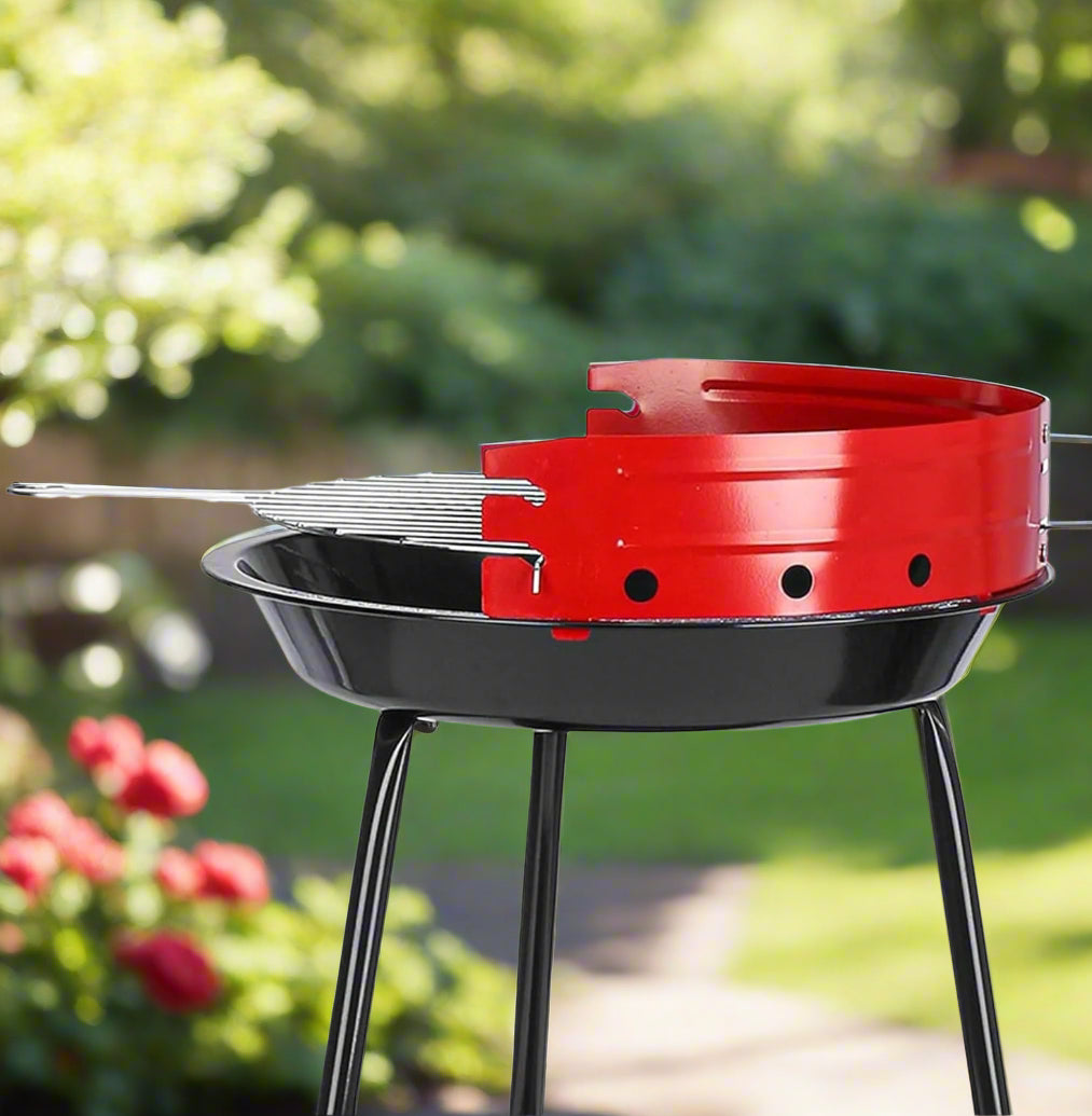 Generise Portable Round Chargrill BBQ Grill Set