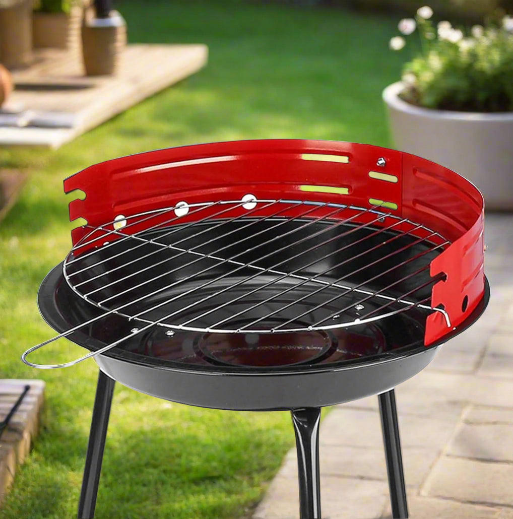 Generise Portable Round Chargrill BBQ Grill Set