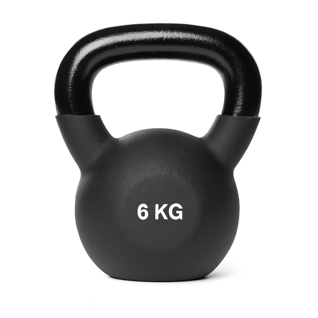 Generise Gym 6kg Kettlebell - Cast Iron with Neoprene Coating Cover
