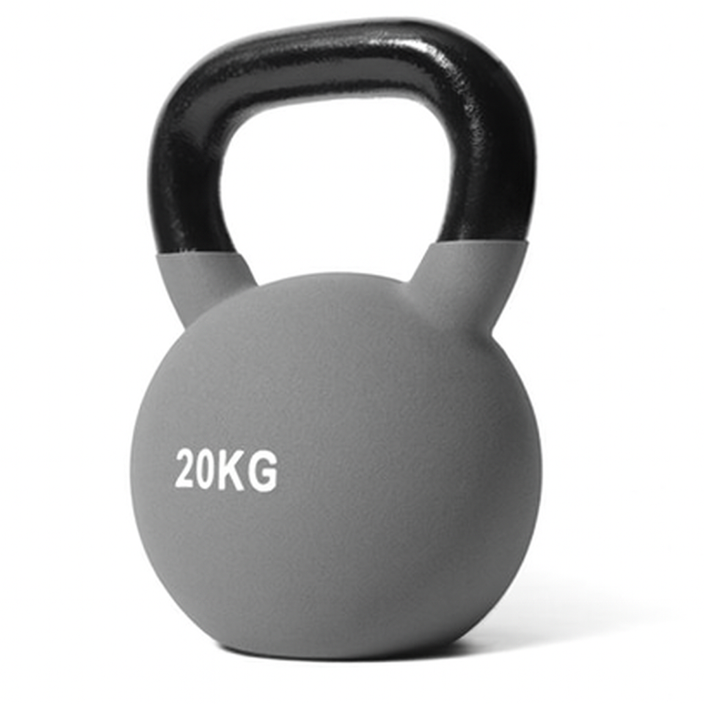 Generise Gym 20kg Kettlebell - Cast Iron with Neoprene Coating Cover