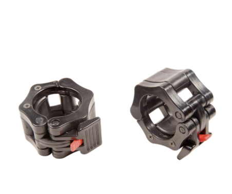 Generise Gym Black Olympic Barbell Collars - One Pair