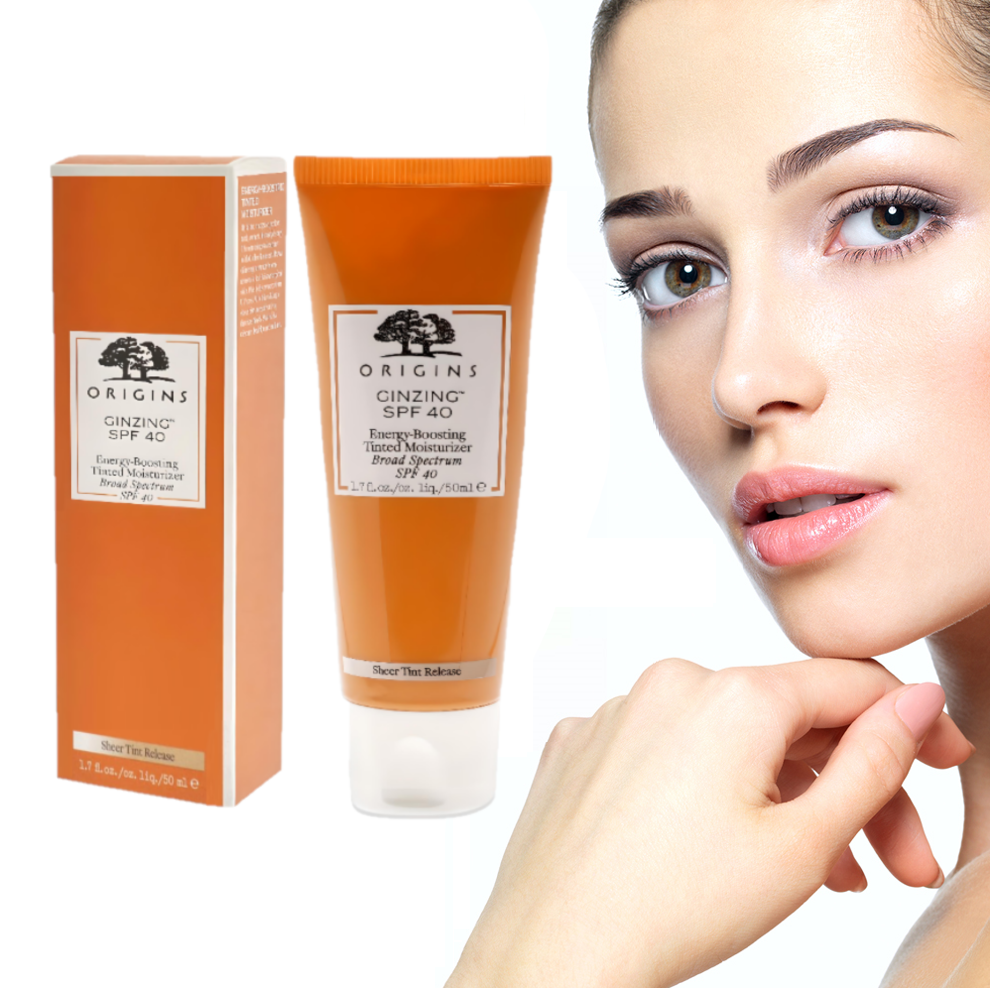 Origins Ginzing Energy Boosting Tinted Moisturiser SPF40 50ml