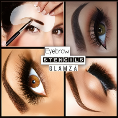 Glamza Eyebrow Stencils (3 Pack)