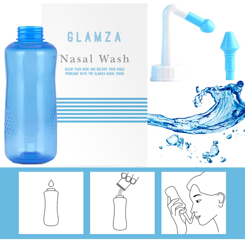 Glamza Nasal Wash – Irrigation & Hay Fever Relief Tool