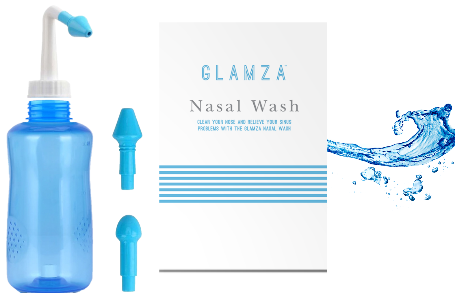 Glamza Nasal Wash – Irrigation & Hay Fever Relief Tool