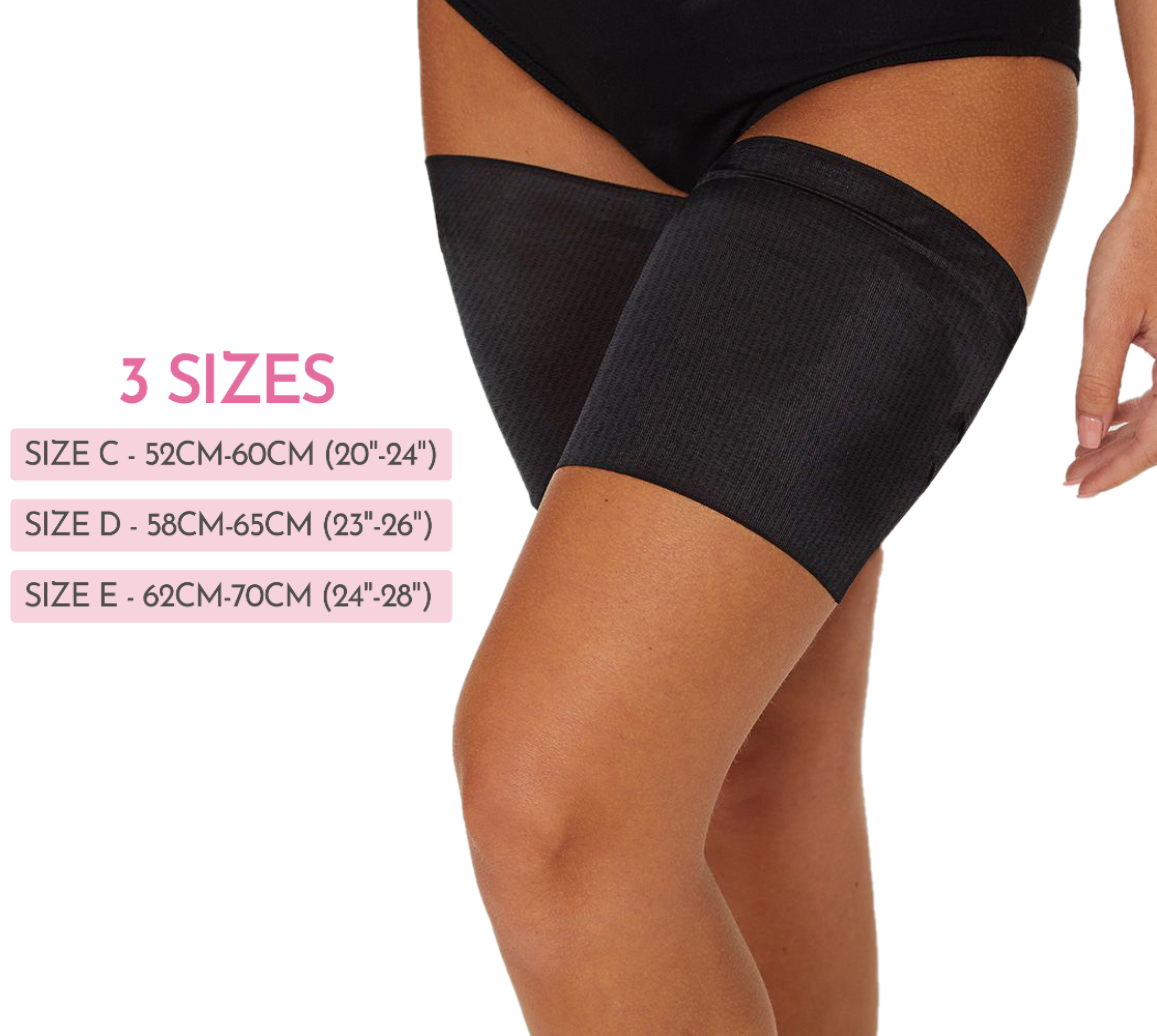 Glamza 'Chub Rub' Anti Chafing Thigh Bands - Pair