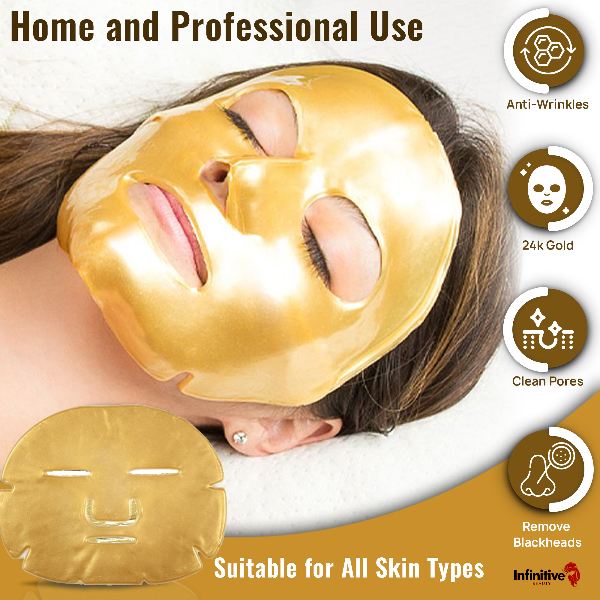 24K Gold Collagen Face Mask