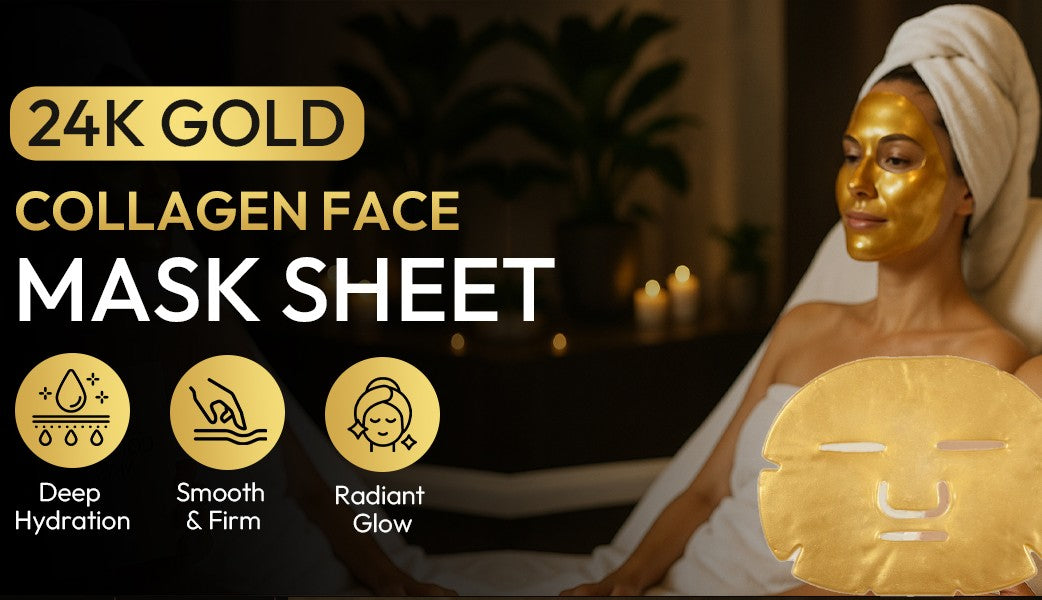 Infinitive Beauty Crystal 24K Gold Collagen Face Mask