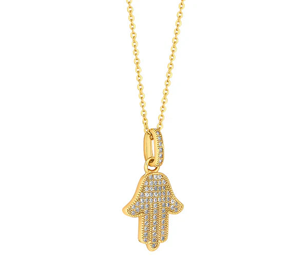 Diamond Style London - Hamsa Hand Pendant Necklace