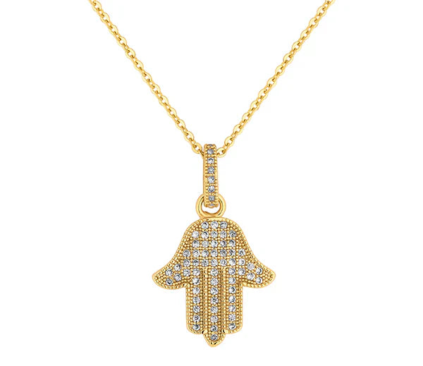 Diamond Style London - Hamsa Hand Pendant Necklace