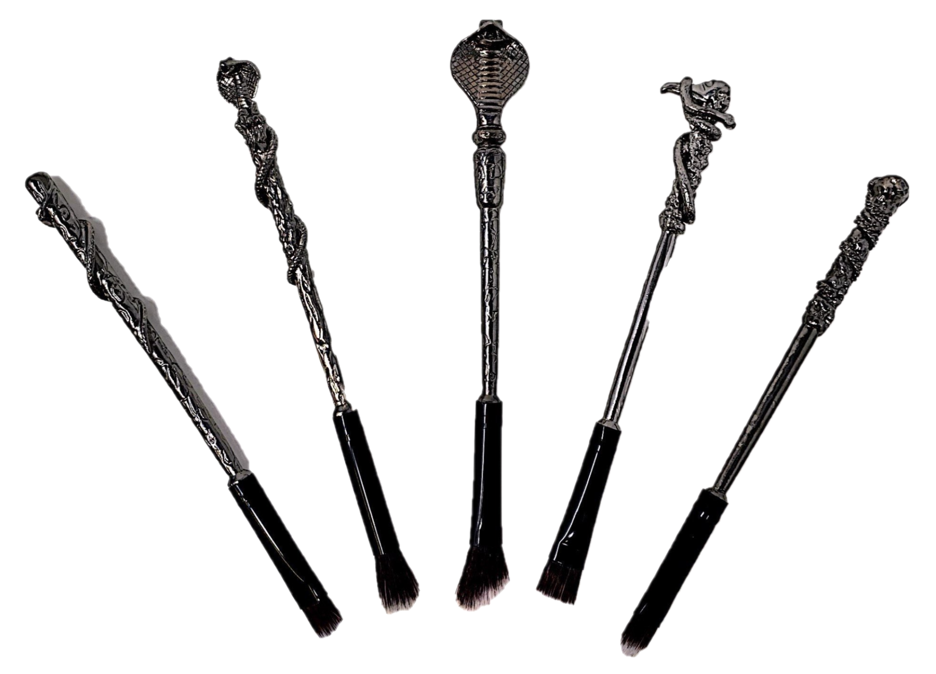 Harry Potter Inspired 5pc Snakehead Make Up Brush Set