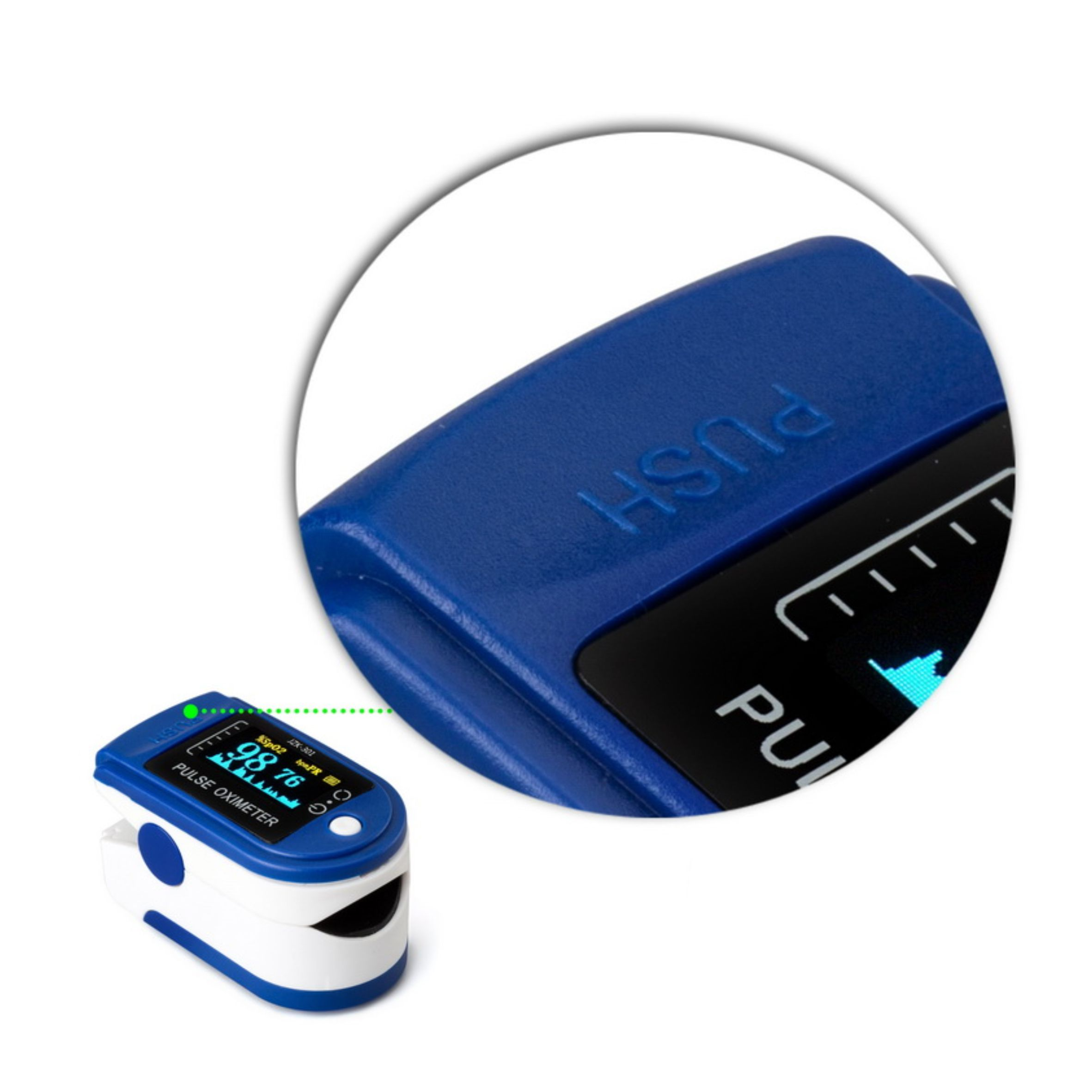 Generise Oximeter Finger Tip Pulse - Blue
