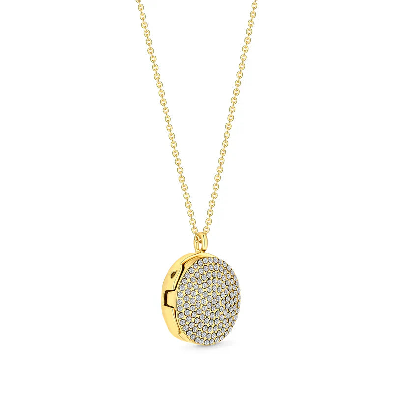 Diamond Style London - Iconic Locket Gold Necklace (Item code: Iconiclocketgold)