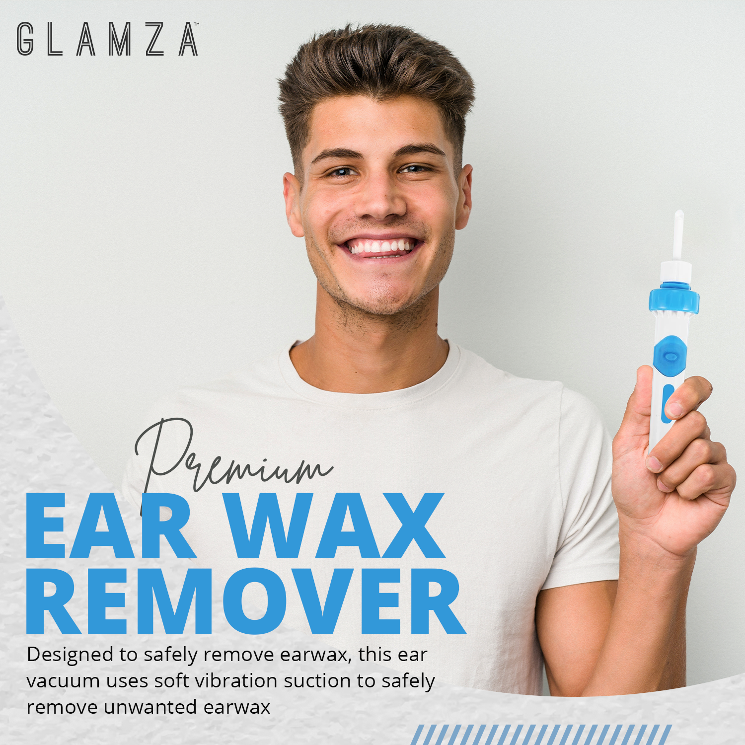 Glamza 'Power Vibe' Vacuum Ear Cleaner