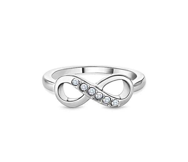 Diamond Style London - Rings - Infinity Silver Ring - Size K - (Item code: Infinityring-Small-Silver)