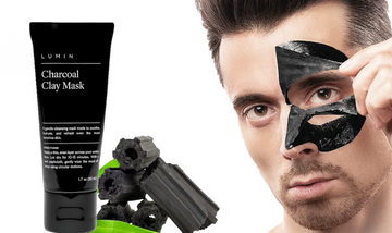 Lumin Skincare Charcoal Clay Mask 50ml Tubes