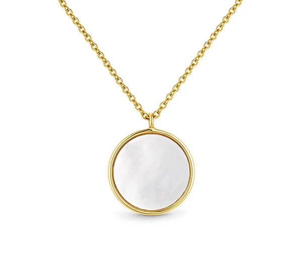 Diamond Style London - Pearl Clover Pendant in Gold plating Necklace