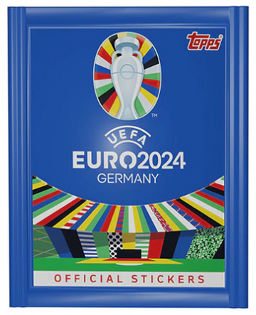 TOPPS UEFA EURO 2024 Stickers- UEFA TOPPS- Pack of 6
