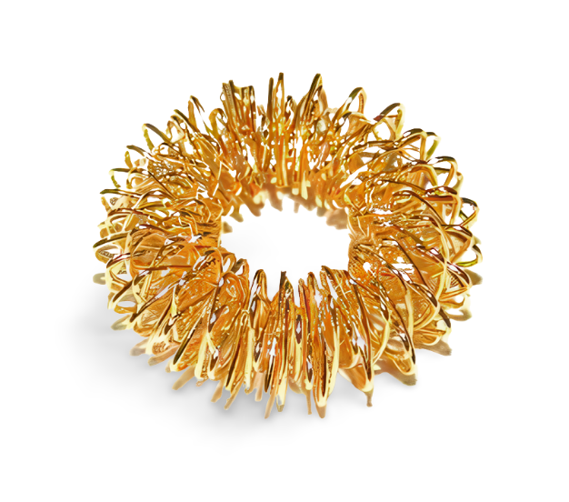 Acupressure Ring Includes Pouch