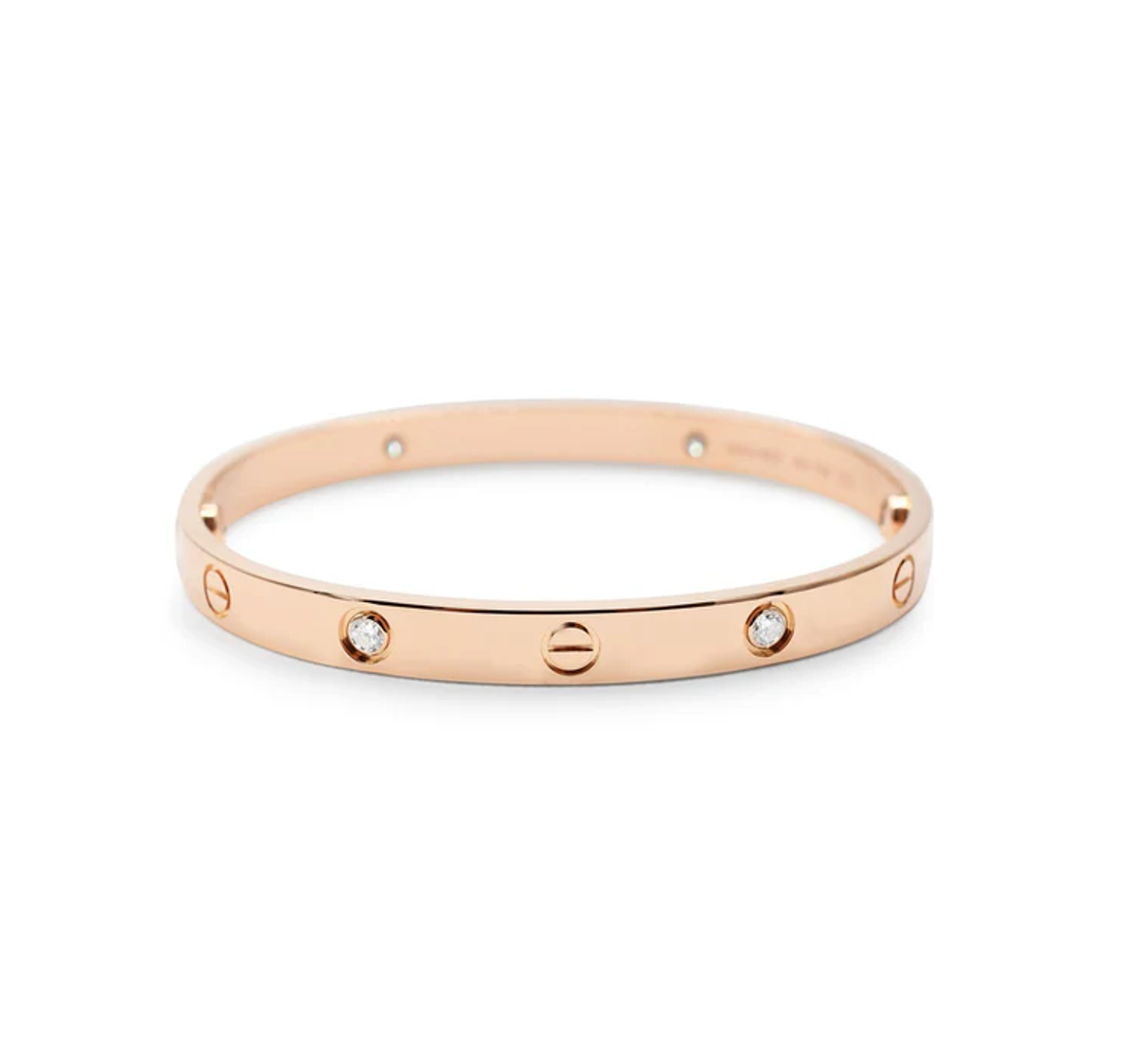 Diamond Style London - Love Bangle Rose Gold 6mm (Item code: Lovebangle6mm)