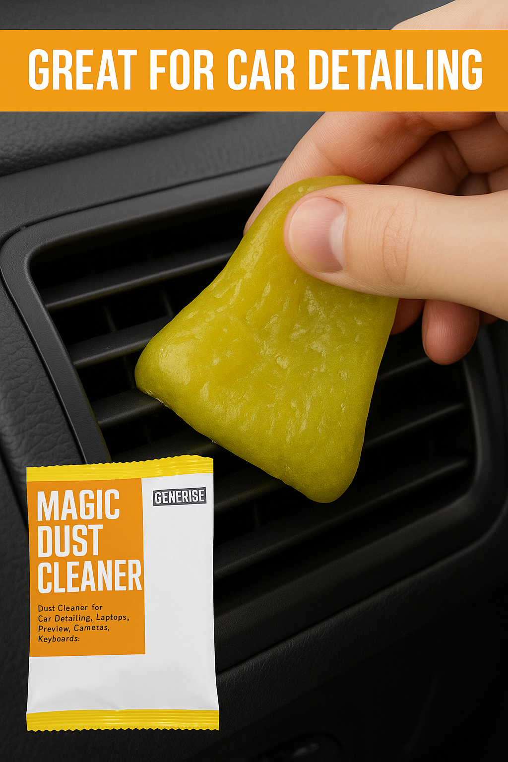 Magic Dust Removing Gel Sachet - Yellow