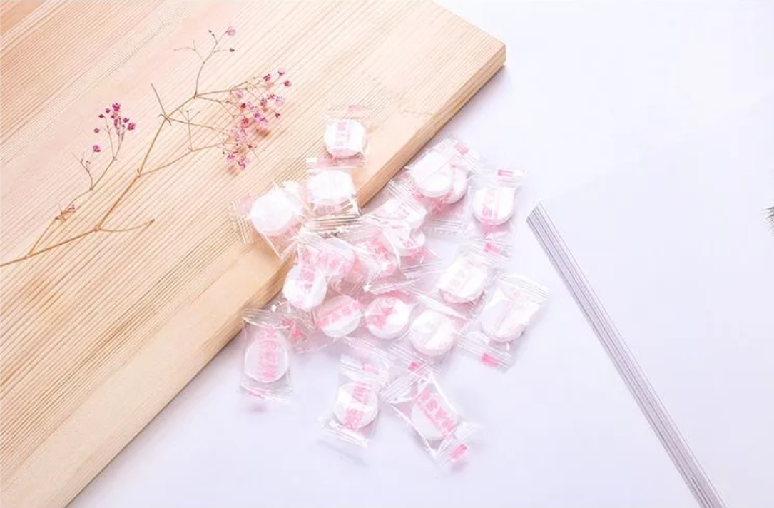 100 Glamza Compressed Face Masks – DIY Facial Sheet Masks for Skincare