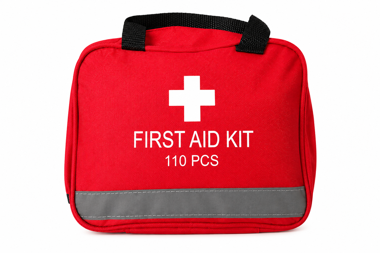 Generise 110pc First Aid Kit- Red