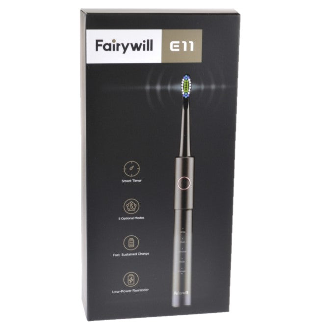 Fairywell Electric Toothbrush with 8 Heads - Model E11
