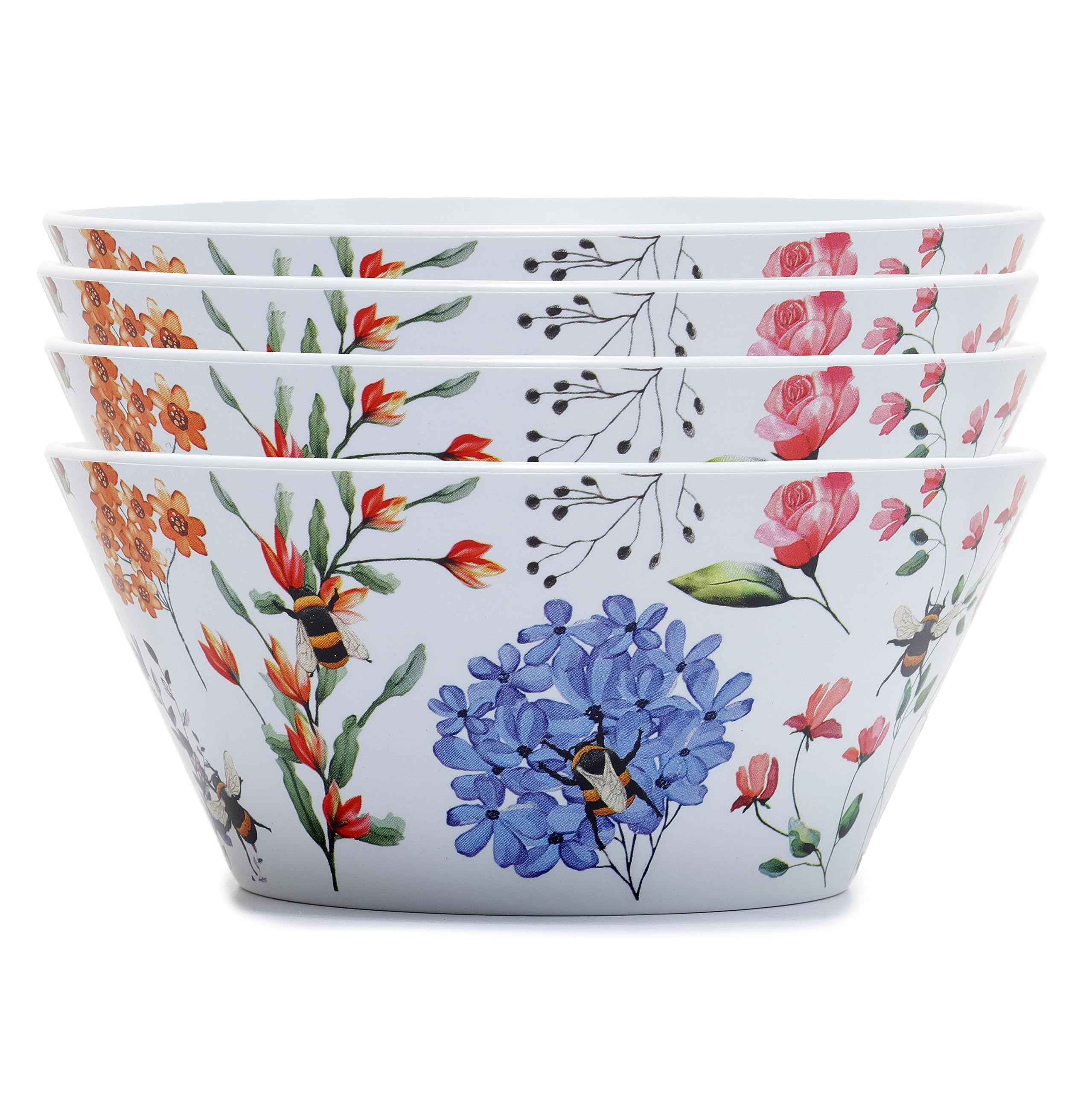 Puckator Set Of 4 Reusable Bowls In Rpet Api Nectars