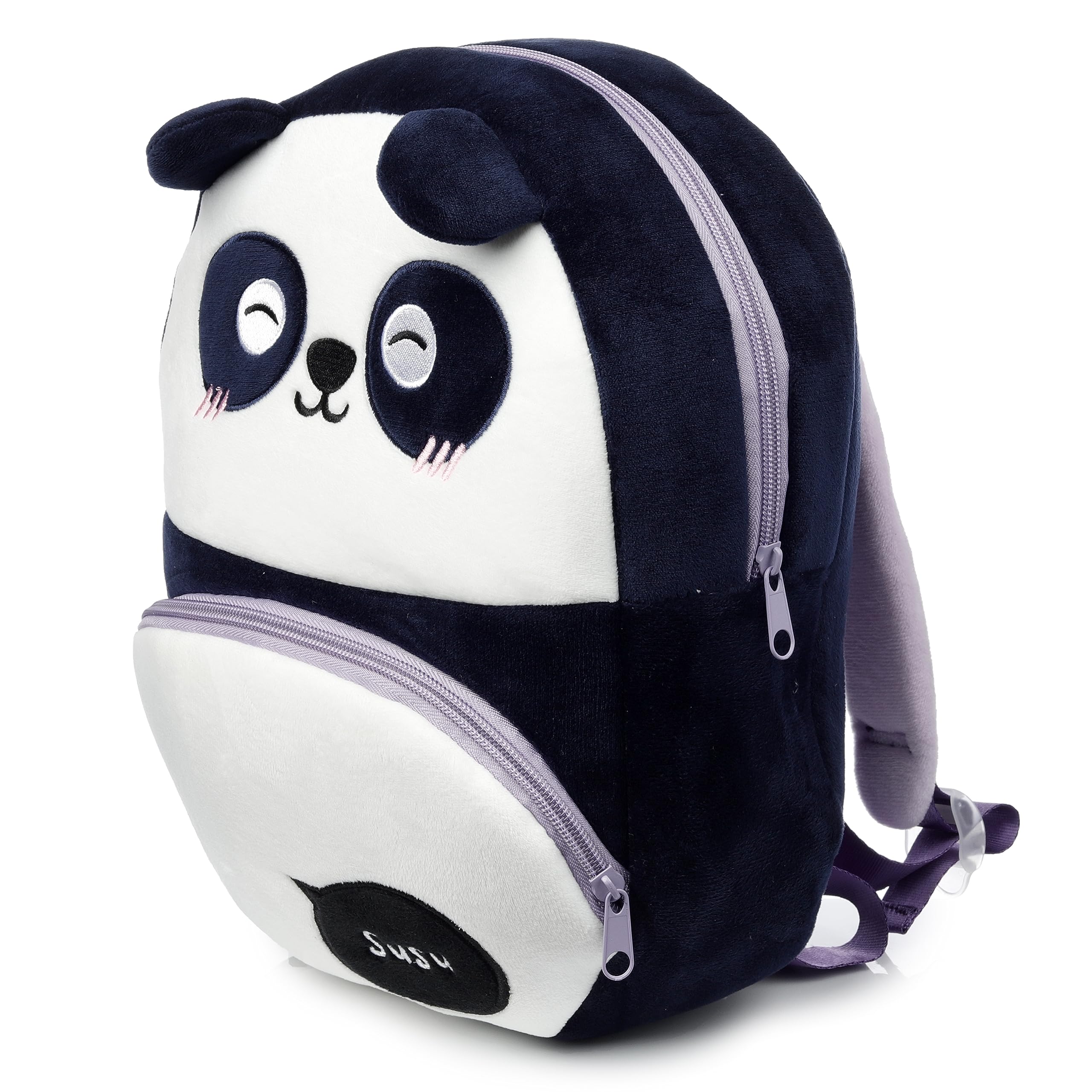 Puckator Adoramals Susu The Panda Plush Rucksack Backpack Childrens Backpacks Small Luggage Bag Travel Backpack Backpack For School Toddler Kids Backpack Cute Bags Nursery Backpack