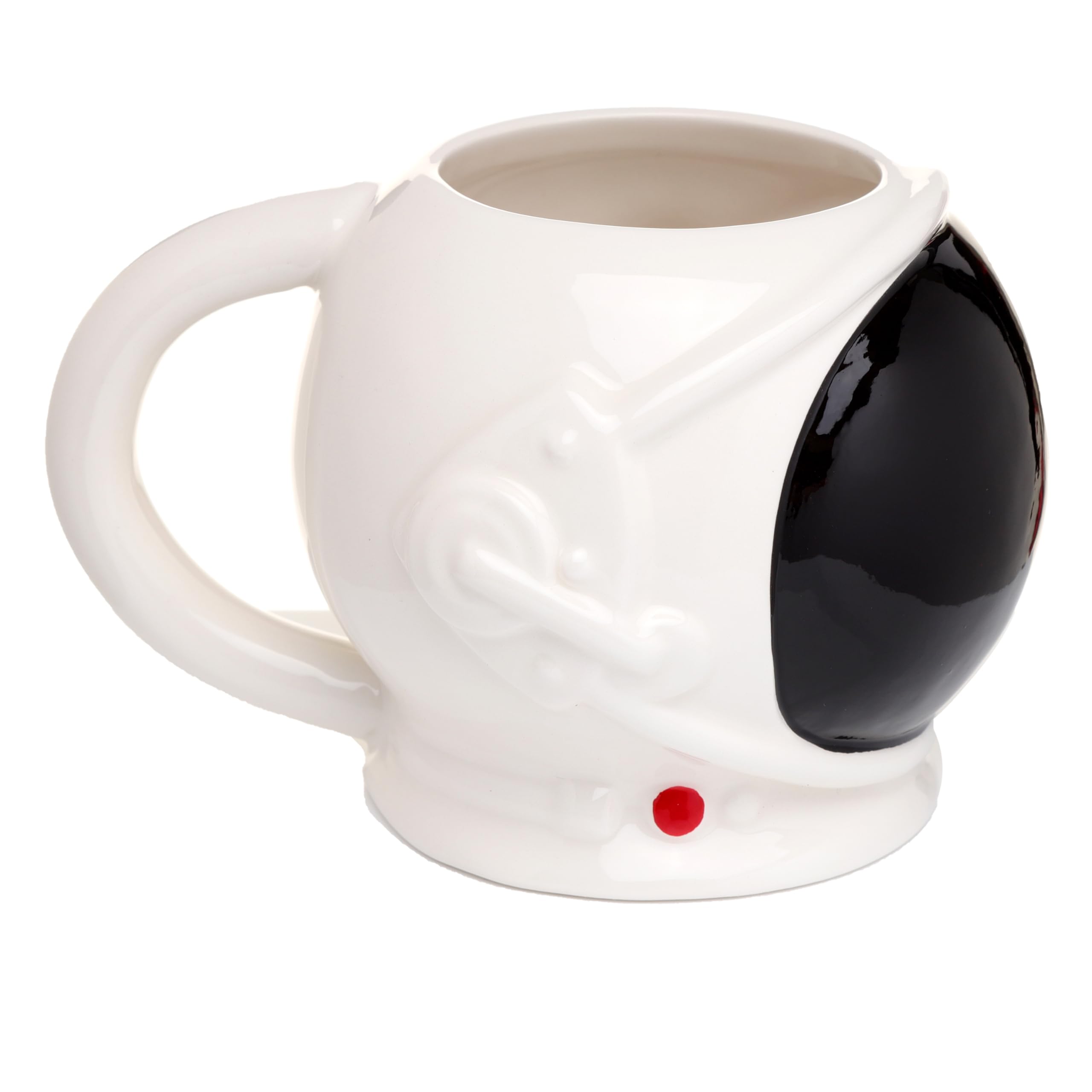 Puckator Astronaut Space Helmet Ceramic Shaped Tea Coffee Mug Funny Home Accessories Cute Gifts For Girlfriend Large Mugs For Men Women Hot Drinks Cute Cups Presents Secret Santa Gift Cup Set