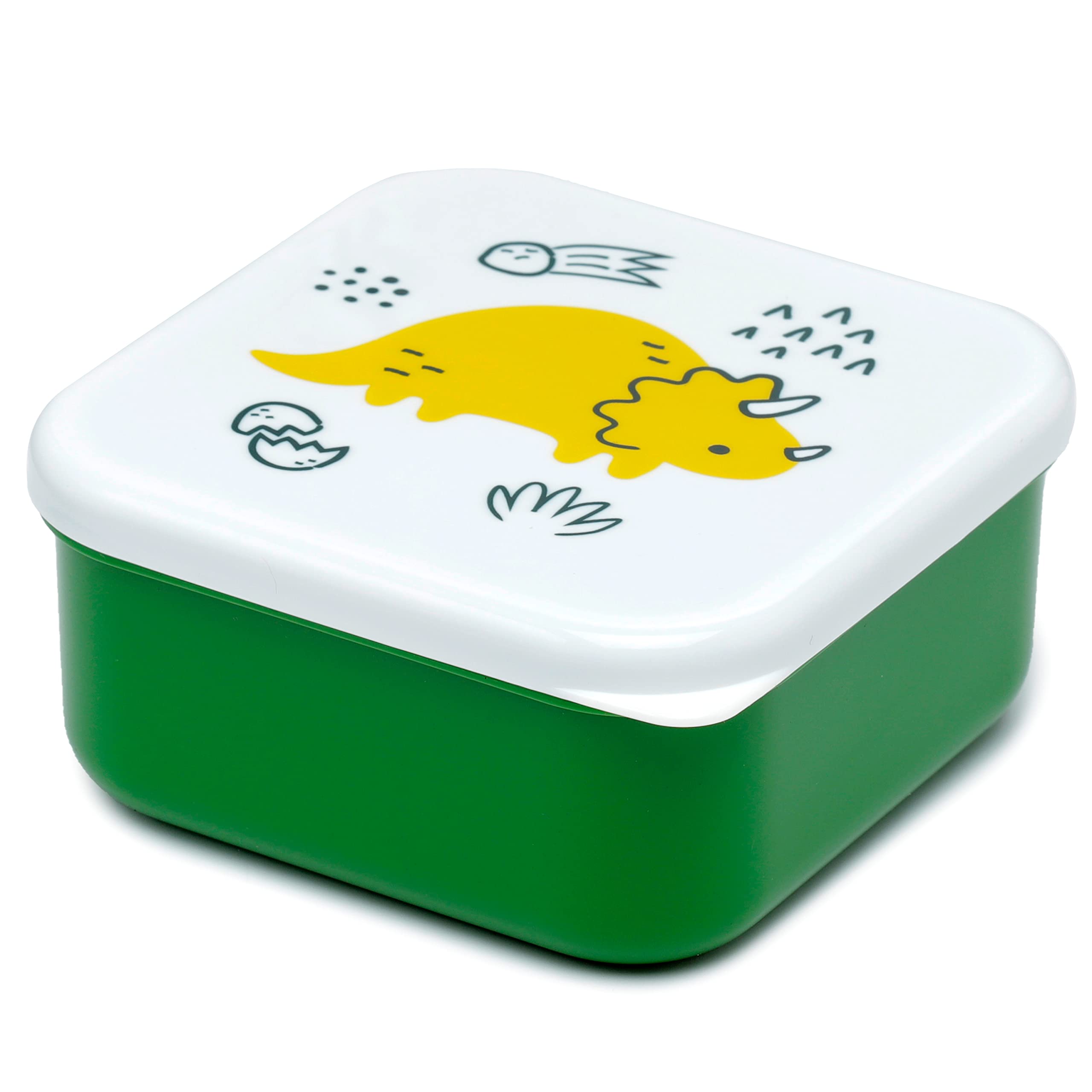 Puckator Dinosauria Jr Set Of 3 Lunch Box Snack Storage Sml Lunchbox With Multi Compartments Small Food Containers For Adults And Kids Girls Boys Lunchbox Food Prep With Lids