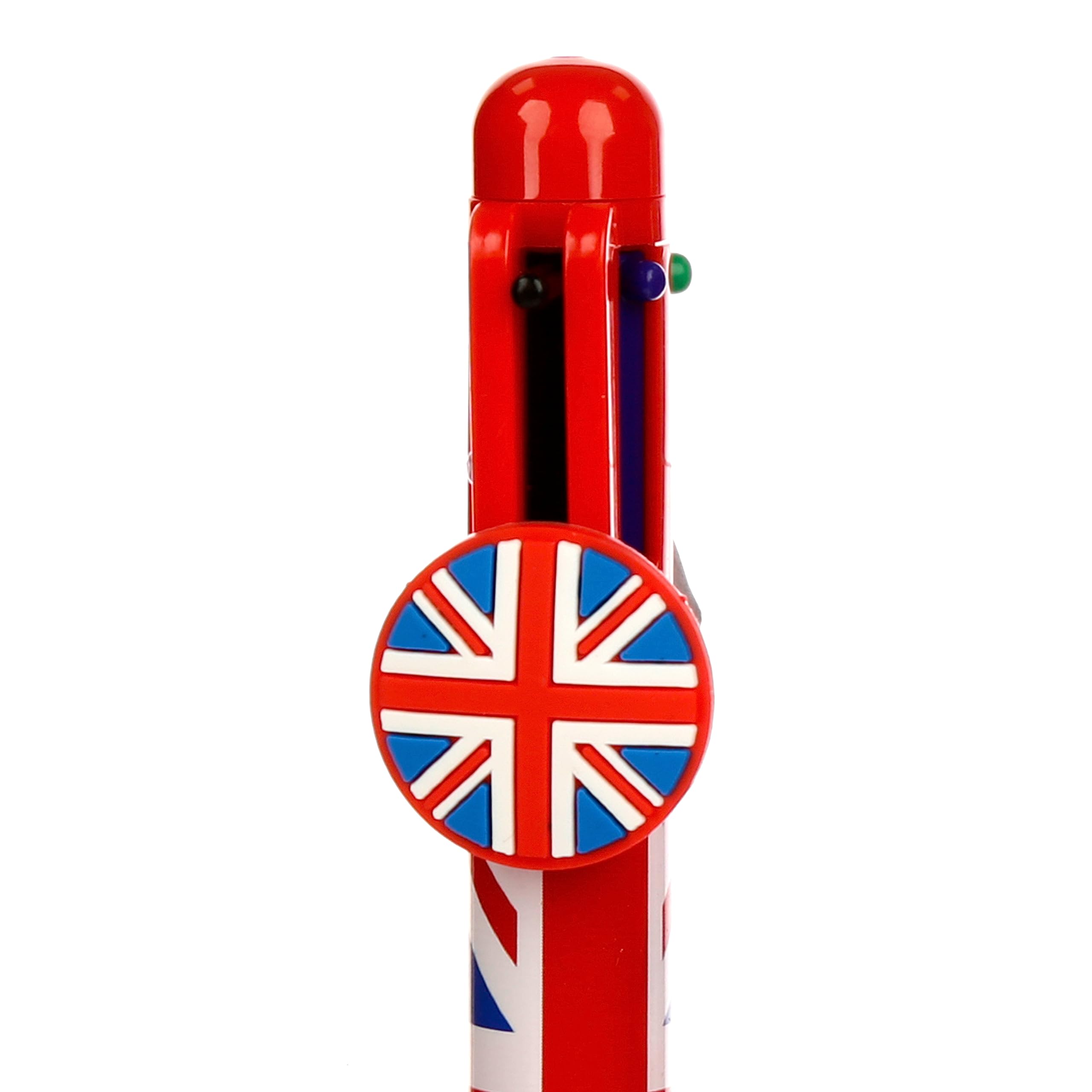 Puckator Union Jack Multi Colour Pen 6 Colours